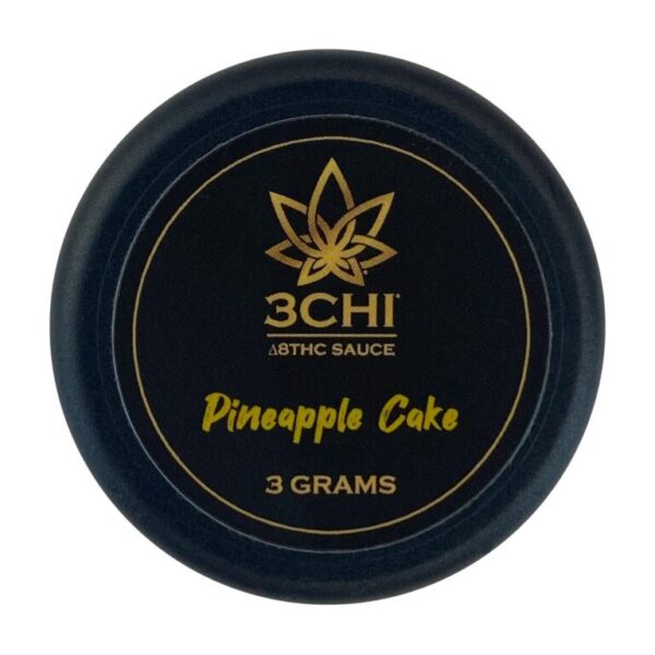 3Chi Delta-8 Pineapple Cake Dabs Sauce – 3g Delta-8-THC: A Premium Cannabis Experience