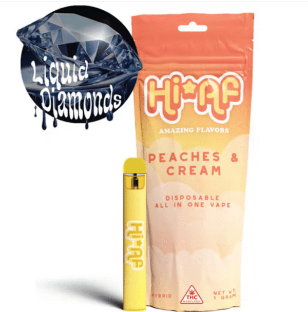 1g AF Peaches & Cream – Disposable Vape: A Sweet and Smooth Vaping Experience
